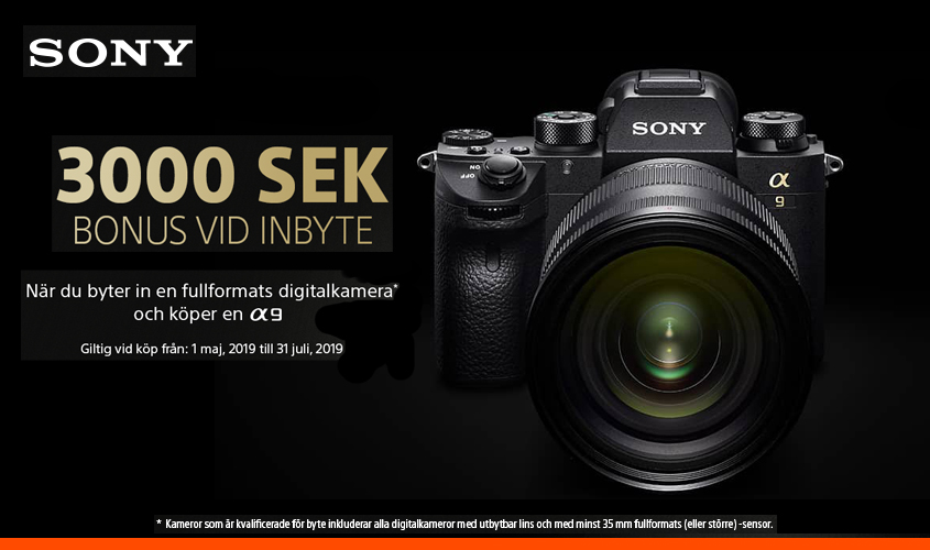 Sony α9 trade-in